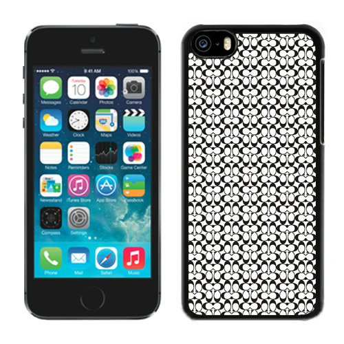 Coach In Confetti Signature Black iPhone 5C Cases DRJ | Women